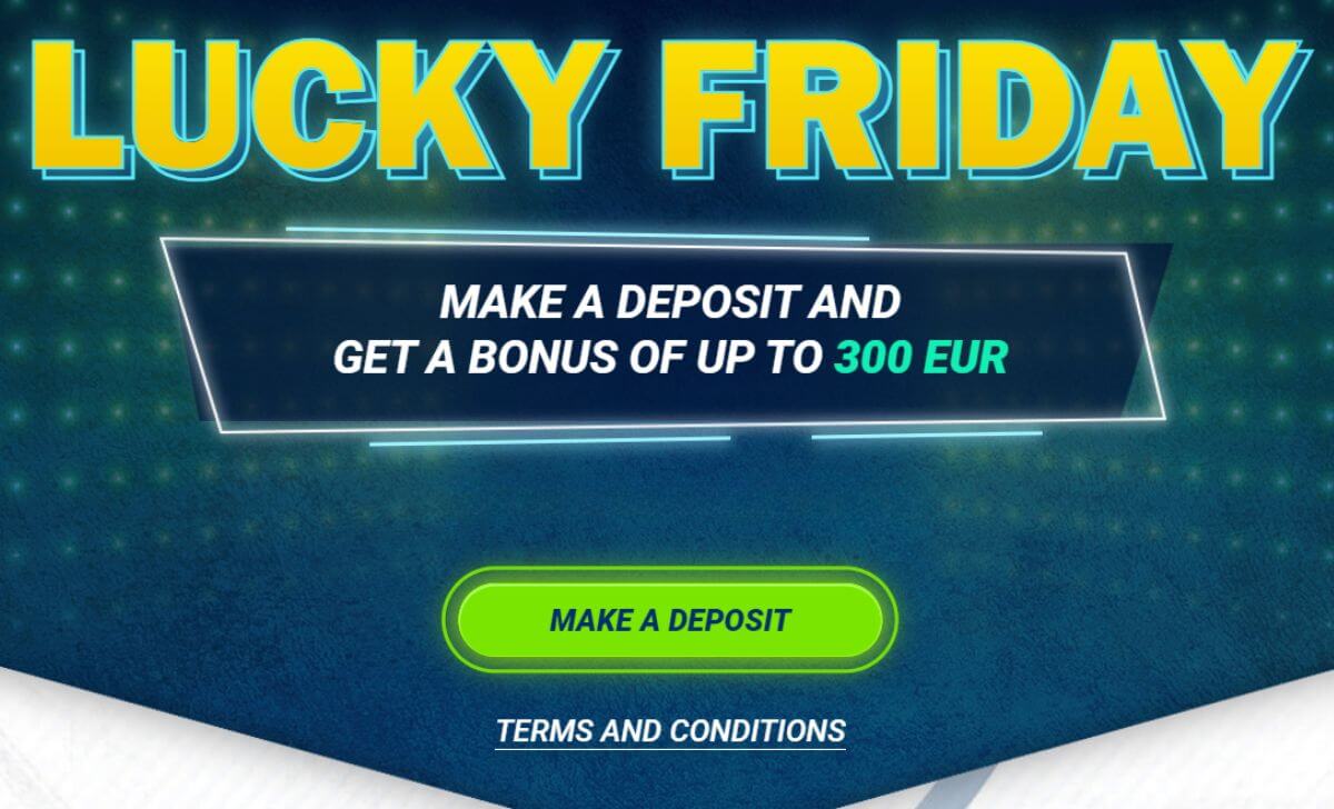 LUCKY FRIDAY - Make a Deposit And Get a Bonus of Up to 27000 INR