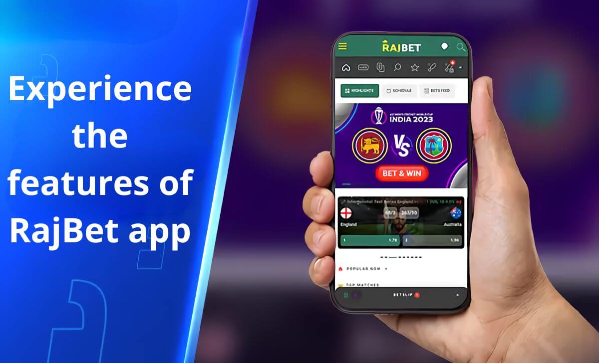 The RajBet app offers a convenient and flexible betting experience