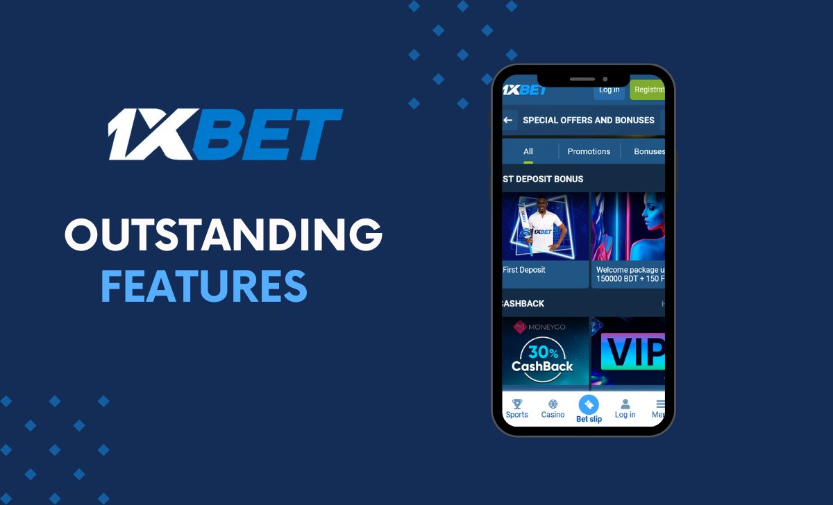 Outstanding features of the 1XBET App