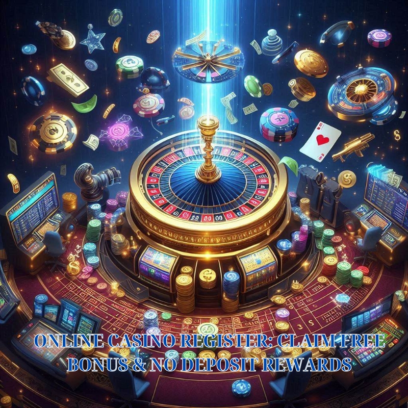 Online Casino Register: Claim Free Bonus & No Deposit Rewards
