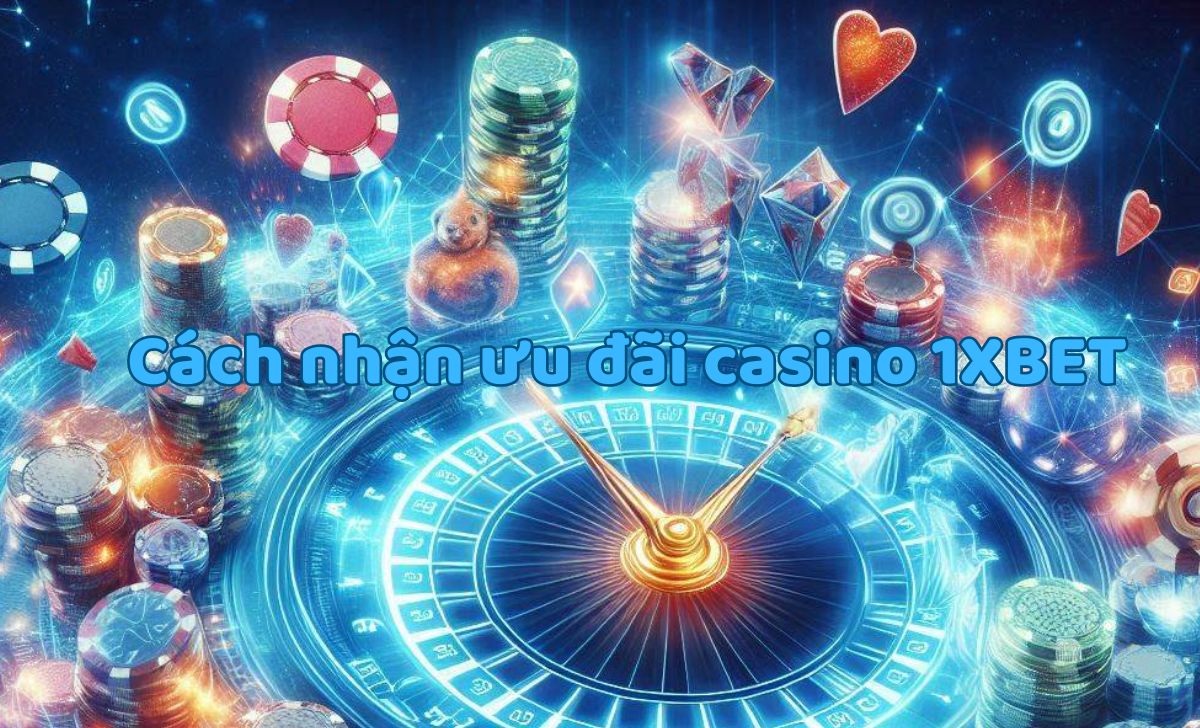 Cách nhận ưu đãi casino 1XBET