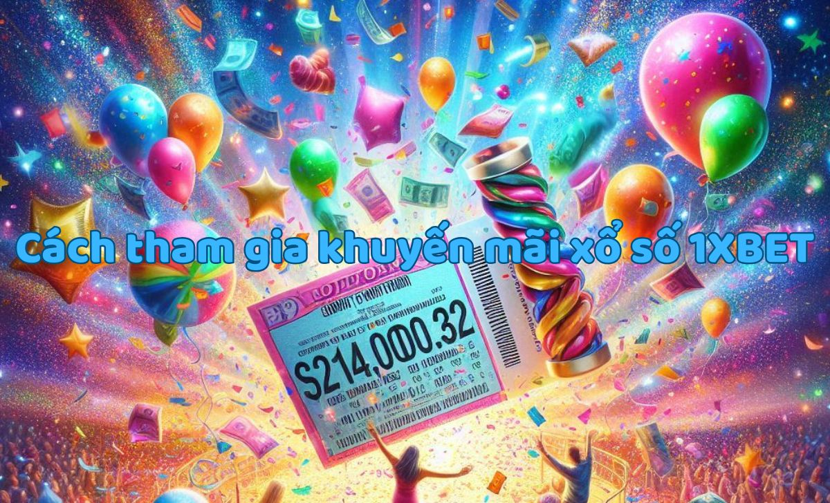 Cách tham gia khuyến mãi xổ số 1XBET