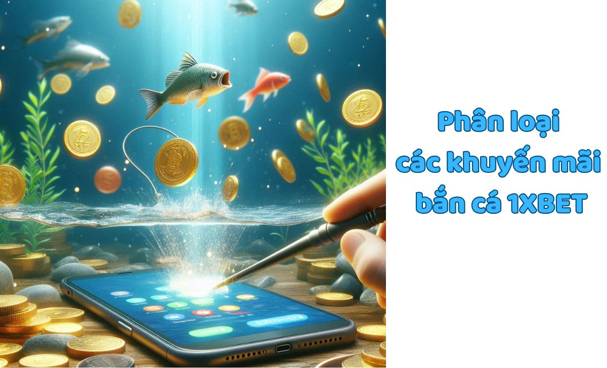 Phân loại các khuyến mãi bắn cá 1XBET